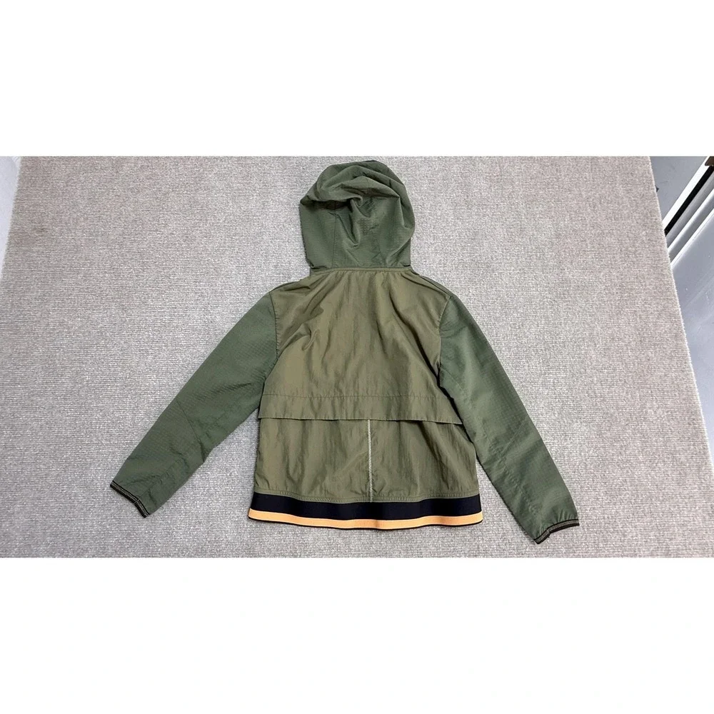 Russell Jacket‎ Youth XS 4-5 Green Hooded Windbreaker Dri-Power 360 Mesh Lined